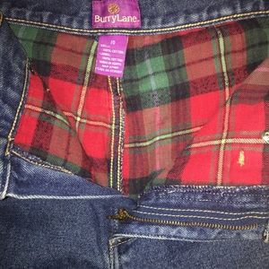 COPY - Quilted lining Denim Mom Jeans